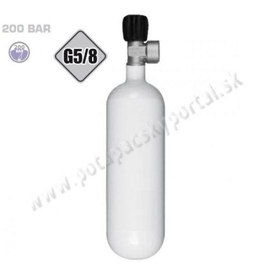 Diving tank 1ltr. 200 bar - Click Image to Close